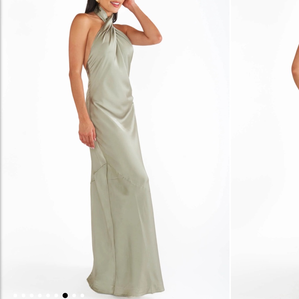 Show Me Your MUMU Jasmine Halter Maxi Dress size XS - Picture 5 of 7
